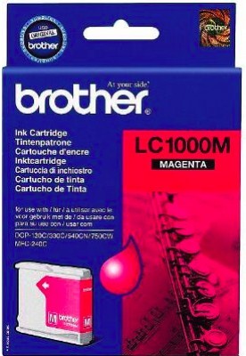 ראש דיו אדום מקורי BROTHER   LC1000M