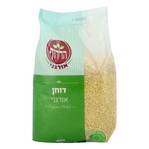 דוחן אורגני 500 גרם הרדוף Organic Millet 500gr Harduf