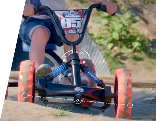 מכונית באגי לפעוטות ולילדים עם פדלים באזזי ניטרו Buzzy Nitro גיל 2-5 שנים