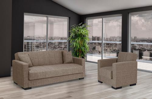 מערכת ישיבה דגם נורית 3+1 בז'