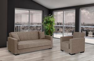 מערכת ישיבה דגם נורית 3+1 בז