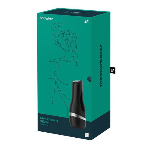 פלשלייט Satisfyer Men עם פס כסף המקורי במחיר הזול בישראל