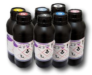 סט דיו שבעה צבעים UV לראשי Richo Gen 5 