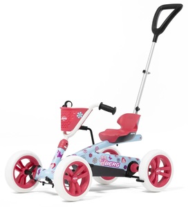 מכונית באגי לפעוטות ולילדים 2 ב 1 עם מוט דחיפה להורים ופדלים באזזי בלום BUZZY BLOOM גיל 2-5 שנים