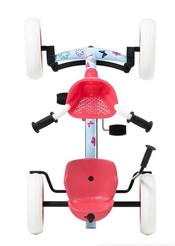 מכונית באגי לפעוטות ולילדים 2 ב 1 עם מוט דחיפה להורים ופדלים באזזי בלום BUZZY BLOOM גיל 2-5 שנים