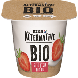 מעדן סויה תות- תנובה (150 מ