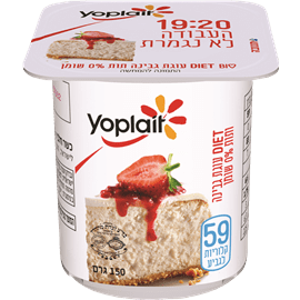 יוגורט 0% עוגת גבינה ותות- יופלה (150 מ"ל)