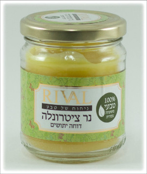 נר ציטרונלה 1 יחידה רייבל Citronella Candle 1ea Rival