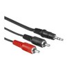  כבל 3 מטר תקע 3.5 לשני RCA