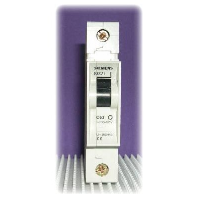  מפסק חצי אוטומטי חד פאזי SIEMENS 1X16A