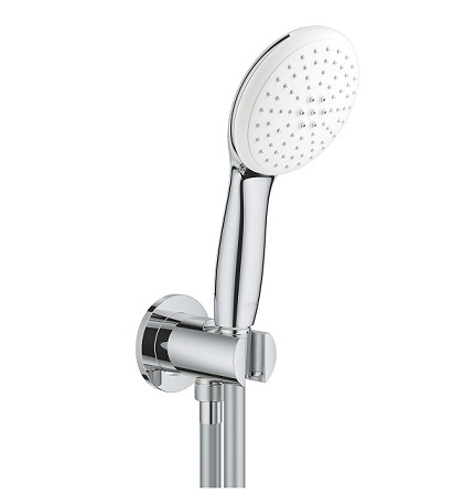 סט מזלף מקלחת כולל צינור ונקודת מים GROHE-גרואה 26406003