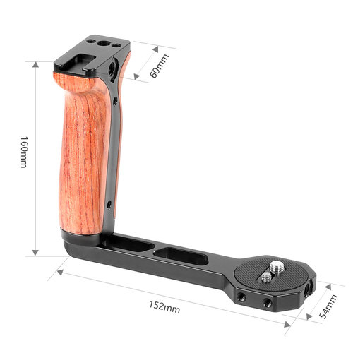 2222 SmallRig ידית אחיזה מעץ למצלמה או גימבל DJI Ronin-S/Ronin-SC/Zhiyun