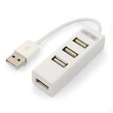 מפצל  UNITEK USB2.0 4 PURT Y-2146 לבן