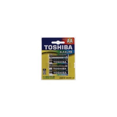 Toshiba 4 סוללות TOSHIBA AA