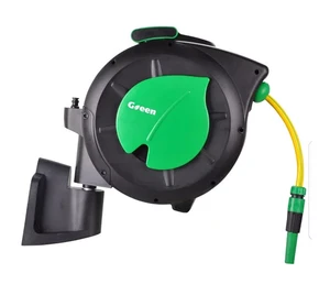 גלגלת אוטומטית Green כולל צינור בקוטר "1/2 אורך 20 מטר ואביזרים