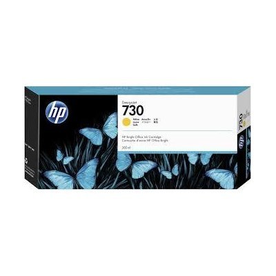 דיו מקורי HP 730 300-ml Yellow DesignJet Ink Cartridge