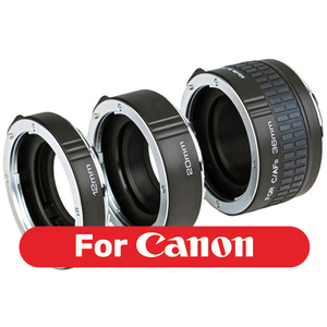 3 טבעות הארכה למצלמות Canon
