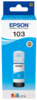בקבוק דיו כחול מקורי 103 EcoTank Cyan ink bottle C13T00S24A EPSON