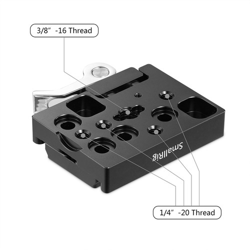 SmallRig 2144 תופסן ופלטת Quick Release (תומך Arca-type)