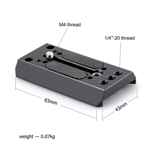 SmallRig פלטת חצובה Quick Dovetail (תואם Manfrotto)
