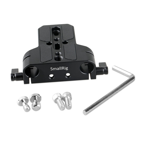 SmallRig בסיס פלטה עם זוג תופסני מוט 15 מ״מ