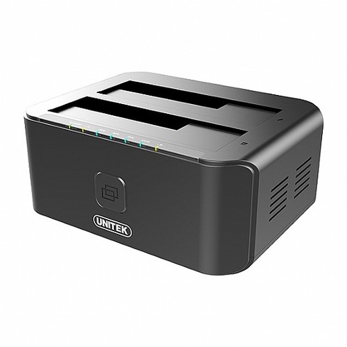 תחנת עגינה / משכפל 2 דיסקים קשיחים UNITEK USB3.0 TO Dual