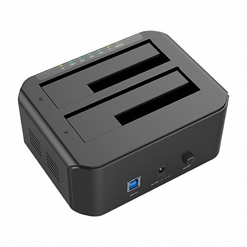 תחנת עגינה / משכפל 2 דיסקים קשיחים UNITEK USB3.0 TO Dual