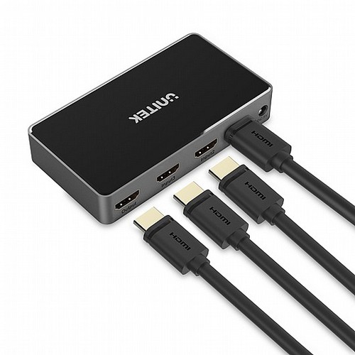 רכזת / ממתג UNTIEK 4K HDMI 1.4b Switch 3 In 1 Out V1111A