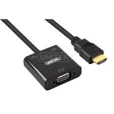 מתאם  UNITEK HDMI TO VGA + Audio Y-6333