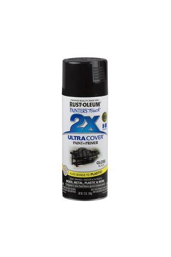 ספריי צבע 2X שחור מבריק 