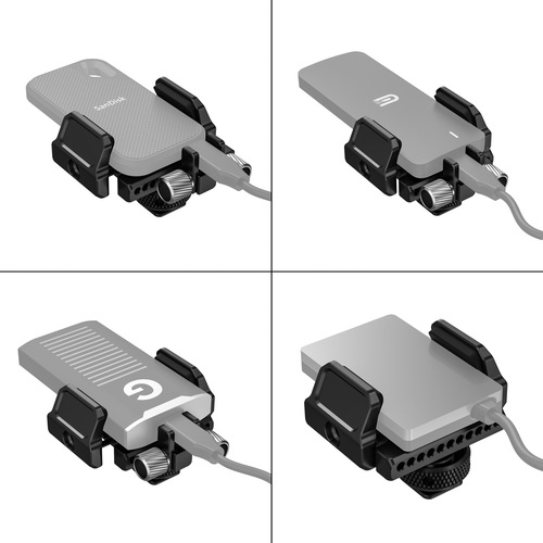 SmallRig 2343 תושבת אוניברסלית לכונן SSD חיצוני נייד 