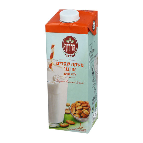 משקה שקדים אורגני ללא גלוטן 1 ליטר הרדוף Organic Gluten Free Almond Drink 1L Harduf