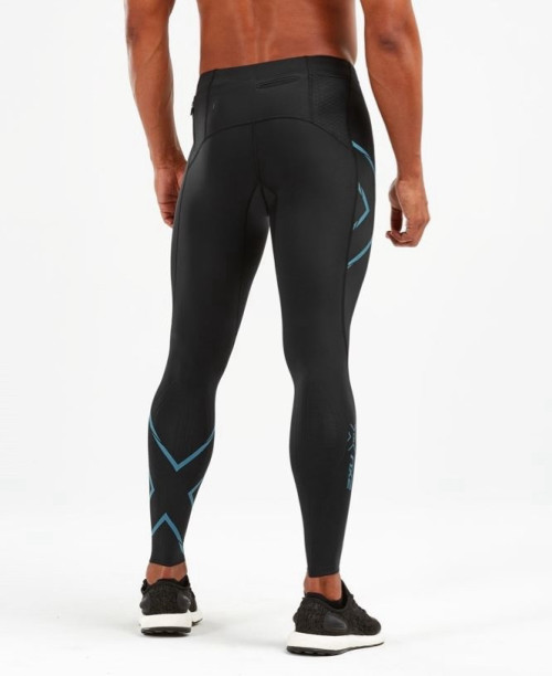 MCS Run Comp Tight w Back Stor BLK/CSR M