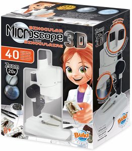 מיקרוסקופ 3D לילדים עם תאורת LED מובנית