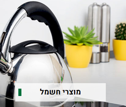 מכשירי חשמל ביתיים - כיריים ומיחמים, מעבדי מזון, מערכות שמע, מכונות תספורת,	