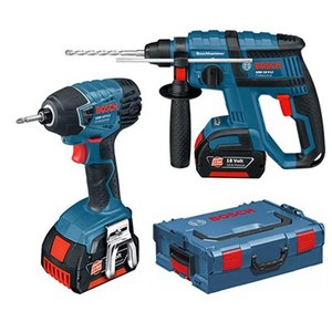 סט פטישון ומברגה בוש - BOSCH דגם 15990FD4