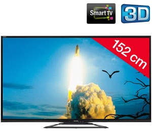 טלוויזיה 60 אינץ SHARP דגם LC-60LE651EMK2 שארפ