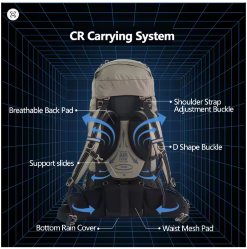 תרמיל מוצ'ילה 70+5 ליטר לדרום אמריקה  NATUREHIKE  Backpacks 70L