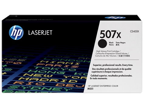 טונר שחור מקורי גדול CE400X 507X HP