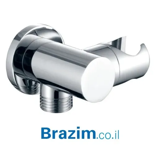 נקודת מים עם מתלה עגולה ורד 007 ניקל מבית ורד Vered.