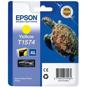 מחסנית דיו אפסון מקורי צהוב - Yellow Epson T1574 - R3000 - C13T15744010