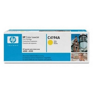 טונר לייזר מקורי צהוב למדפסות דגם C4194A 94A HP Color laserjet 4500/4550