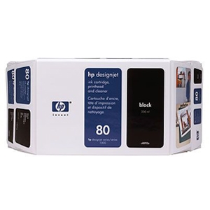 מחסנית דיו מקורי שחור C4871A 350ml No 80 Black