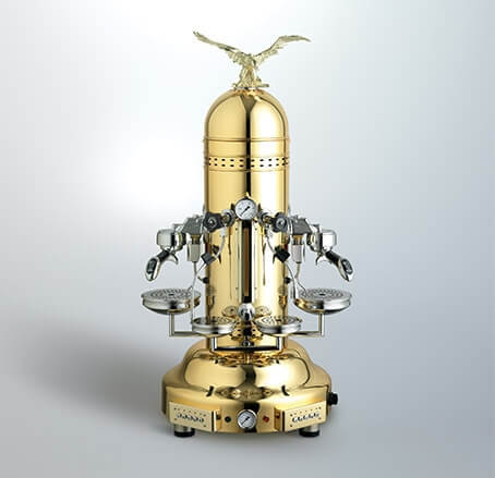 מכונת קפה מקצועית בזרה זהב Bezzera Eagle Dome DE 2GR Professional Coffee Machine