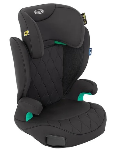 בוסטר גב לילדים אפיקס Affix R129 עם חיבור איזופיקס וריפוד עבה במיוחד - שחור Midnight גרקו