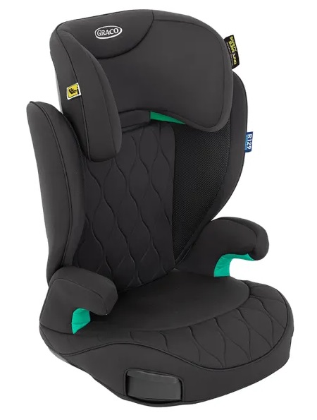 בוסטר גב לילדים אפיקס Affix R129 עם חיבור איזופיקס וריפוד עבה במיוחד - שחור Midnight גרקו