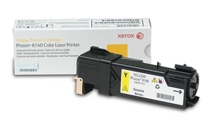 טונר לייזר מקורי צהוב גדול 2,000 עמ' ב-5% כיסוי Xerox Phaser 6140, 106R01483