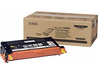 טונר לייזר מקורי צהוב 6,000 עמ' ב-5% כיסוי Xerox Phaser 6180mfp 113R00725  
