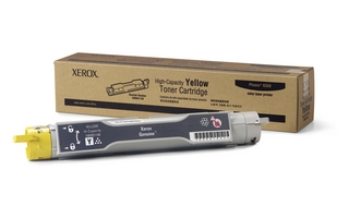 טונר לייזר Xerox 6350 מקורי צהוב - 10,000 עמ