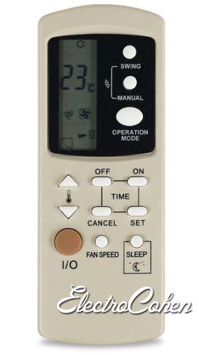 שלט תואם רחוק למזגן גלנץ galanz דגם  GZ-1002B-E3